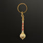 Mace Design “Jai Shree Ram” Golden Keychain (1 Pc)
