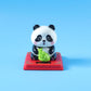 Solar energy powered panda decor