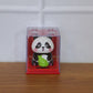 Small animated panda ornament