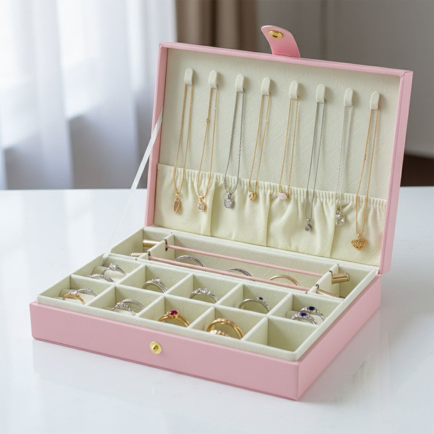 Premium Jewellery Organizer Storage Box (1 Pc)