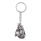 Premium Silver-Finish Metal Keychain (1 Pc)