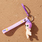 Cute Baby Doll Cartoon Silicone Keychain (1 Pc)