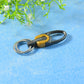 Premium Metal Keychain Carabiner Clip Hook with Dual Key Rings (1 Pc)