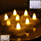 Round LED Flameless Tealight Candles - (8 Pc)