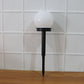 Solar-Powered LED Garden Globe Pathway Light (1 Pc)