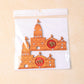 Shubh Labh Ram Temple / Mandir Design Decorative Wall Sticker (2 Pc)