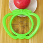 Apple-shaped slicer with stainless steel blades for fruit