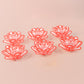Set of 6 Lotus Shaped LED Flameless Decorative Candles