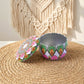 Premium Decorative Mandala Printed Metal Candle Container (1 Pc)