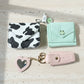 Stylish Mini Coin Purse & Card Holder Wallet with Keychain (1 Pc, Mix Design)