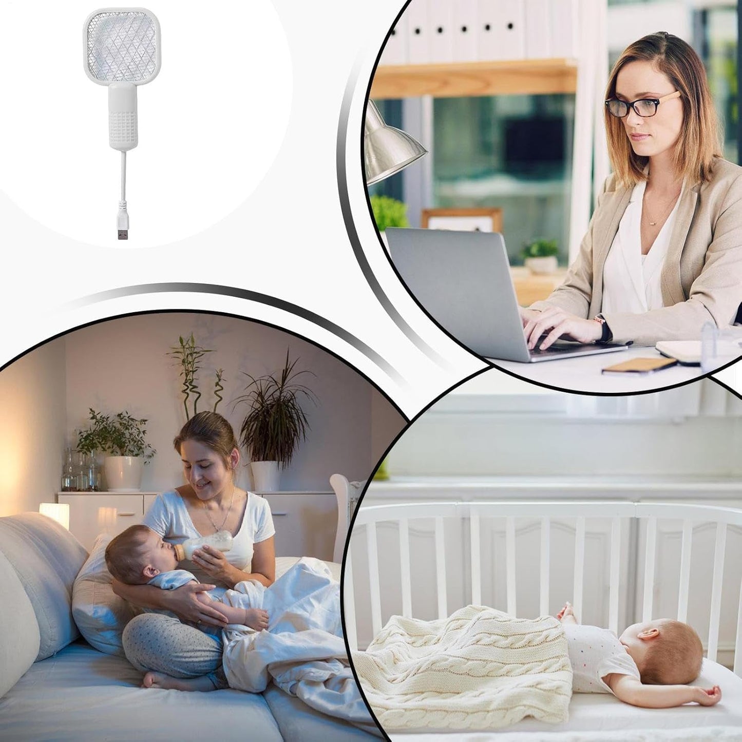 Electric Bug Zapper Racket