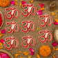 Traditional Decorative “Om” Sticker - (Set)