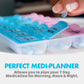 Weekly Pill Organizer Box with 21 Compartments (1 Pc)