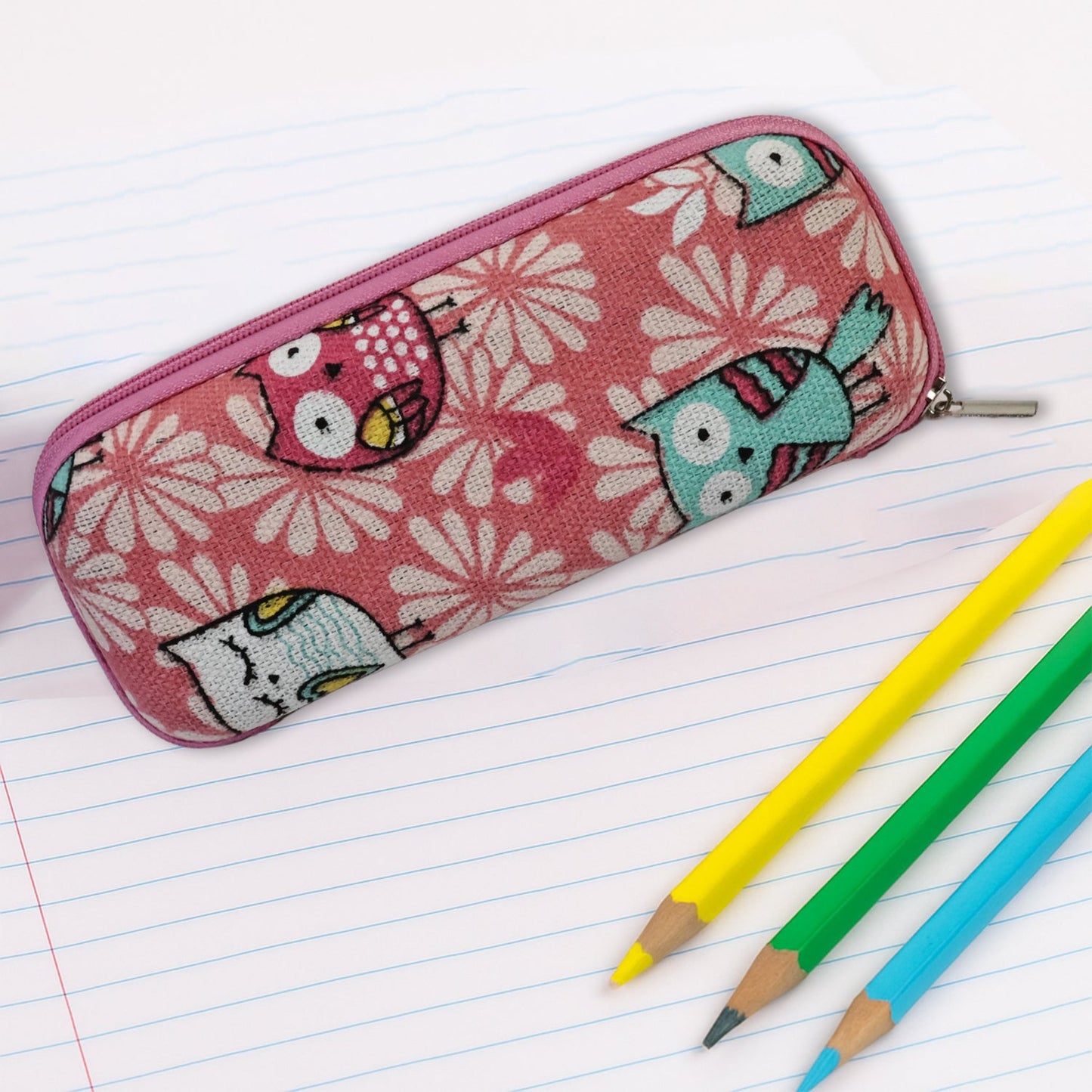 Durable Zipper Pencil Pouch Case - (1 Pc)