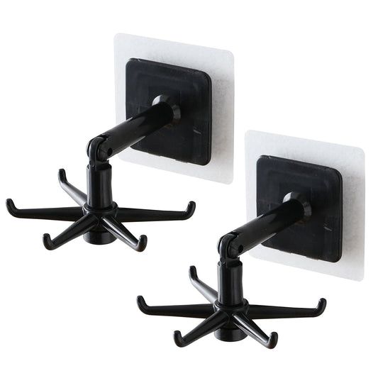 360° rotatable hooks for hanging, brown box packaging