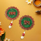 Elegant Beaded Shubh Labh Door Decoration Piece