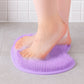 Purple Silicone Bath Massage Cushion – Suction Cup Exfoliating Foot Scrubber & Mat