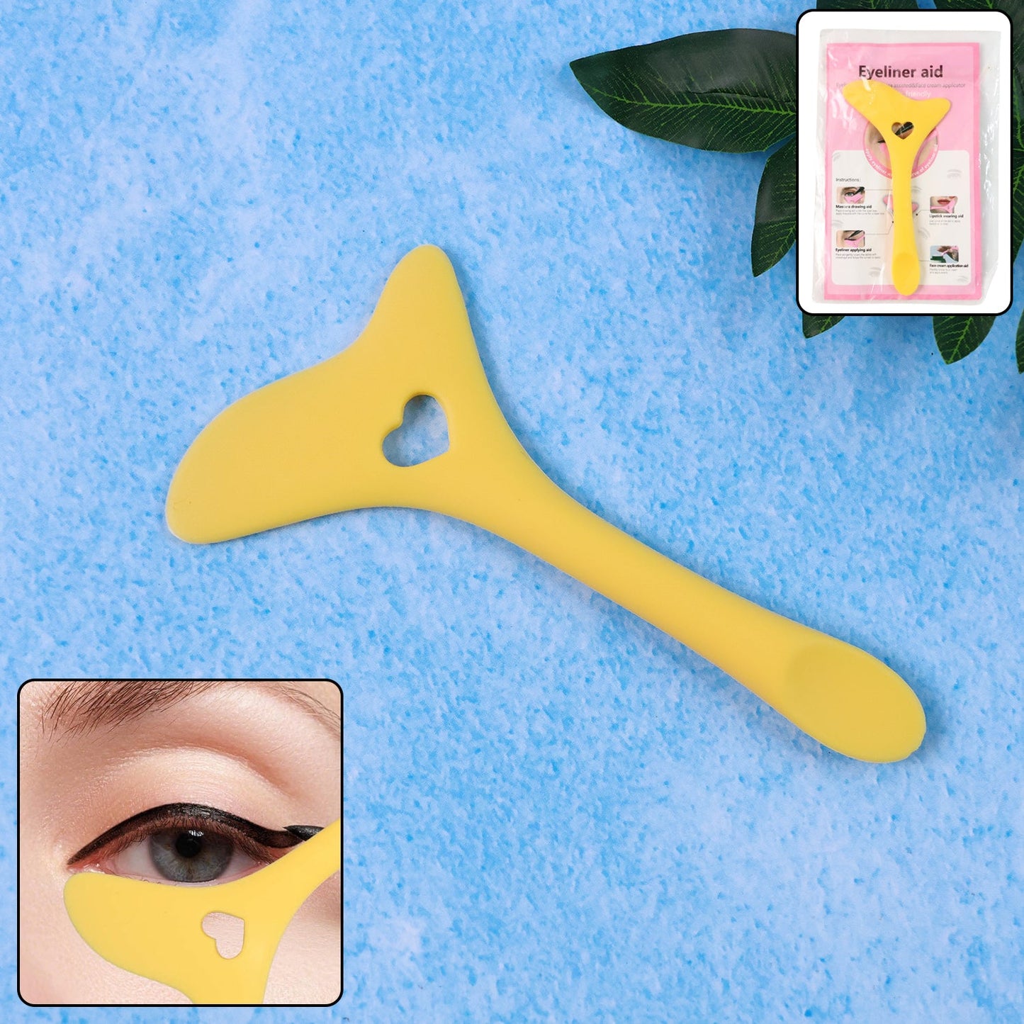 Eyeliner & Mascara Guard Stencil - (1 Pc)