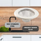 Stainless Steel Kitchen Sink Drain Strainer / Stopper (Extra Small (XS)/ 1 Pc)
