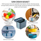Multipurpose Kitchen Sink Hanging Storage Basket (1 Pc)