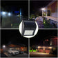 Solar Powered LED Wall Light - (1 Pc)
