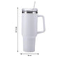 890 ML Insulated Stainless-Steel Travel Tumbler White Color (1 Pc )