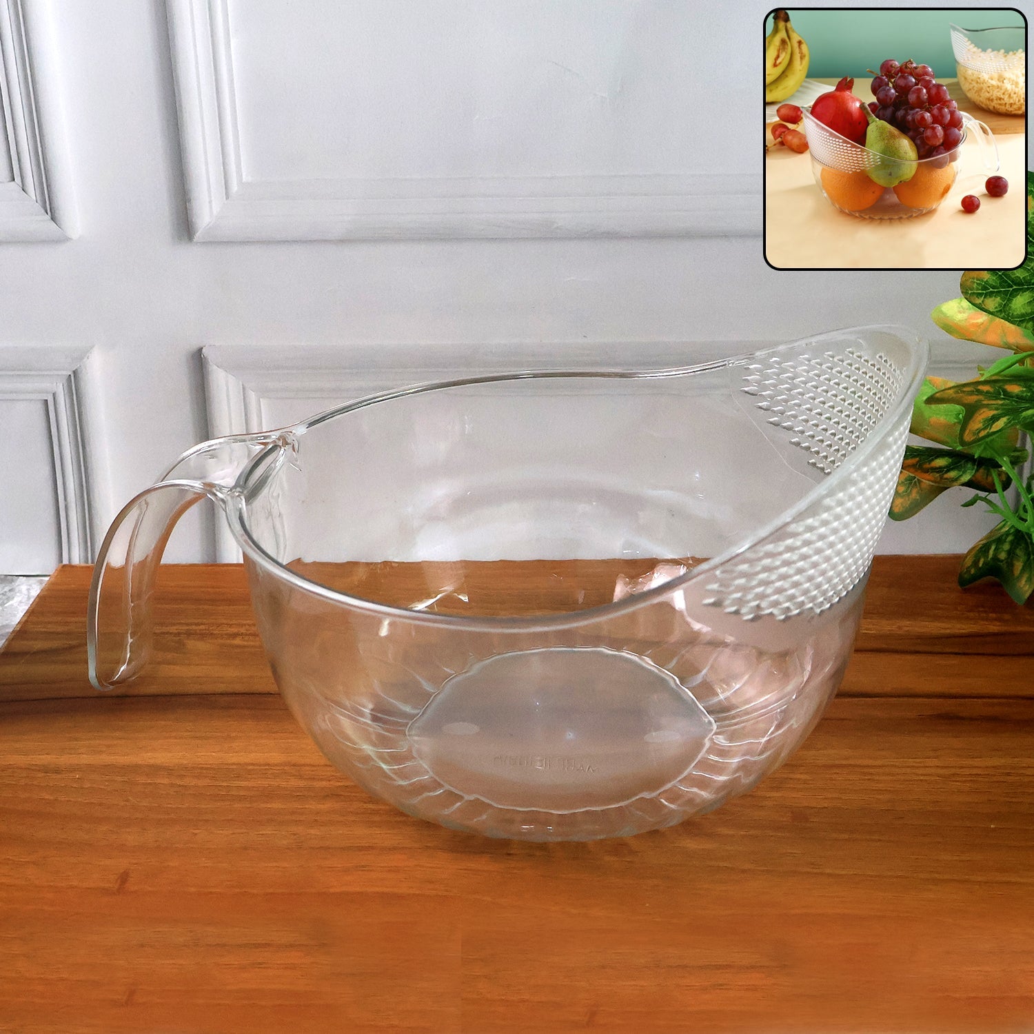 Transparent Multi-Use Plastic Bowl