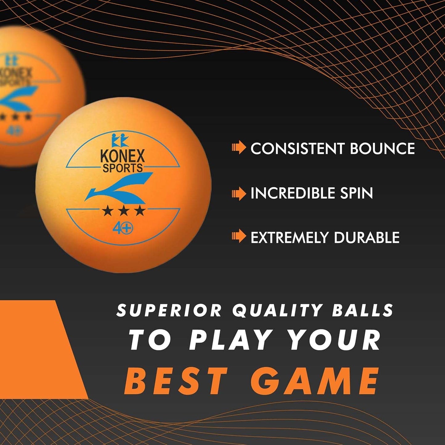 Professional Table Tennis Balls (6 Pc)
