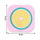 Premium Silicone Drink Coaster (1 Pc, 8×8 cm / Mix Design)
