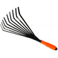 Multi-purpose garden rake for cleaning and digging