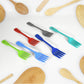 Multipurpose Silicone Spoon, Silicone Basting Spoon Non-Stick Kitchen Utensils Household Gadgets Heat-Resistant Non Stick Spoons Kitchen Cookware Items ForÂ Cooking and Baking (6 Pcs Set)