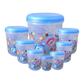 Stackable containers with seals