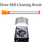 Deep cleaning brush with steel handle, perfect for dust removal