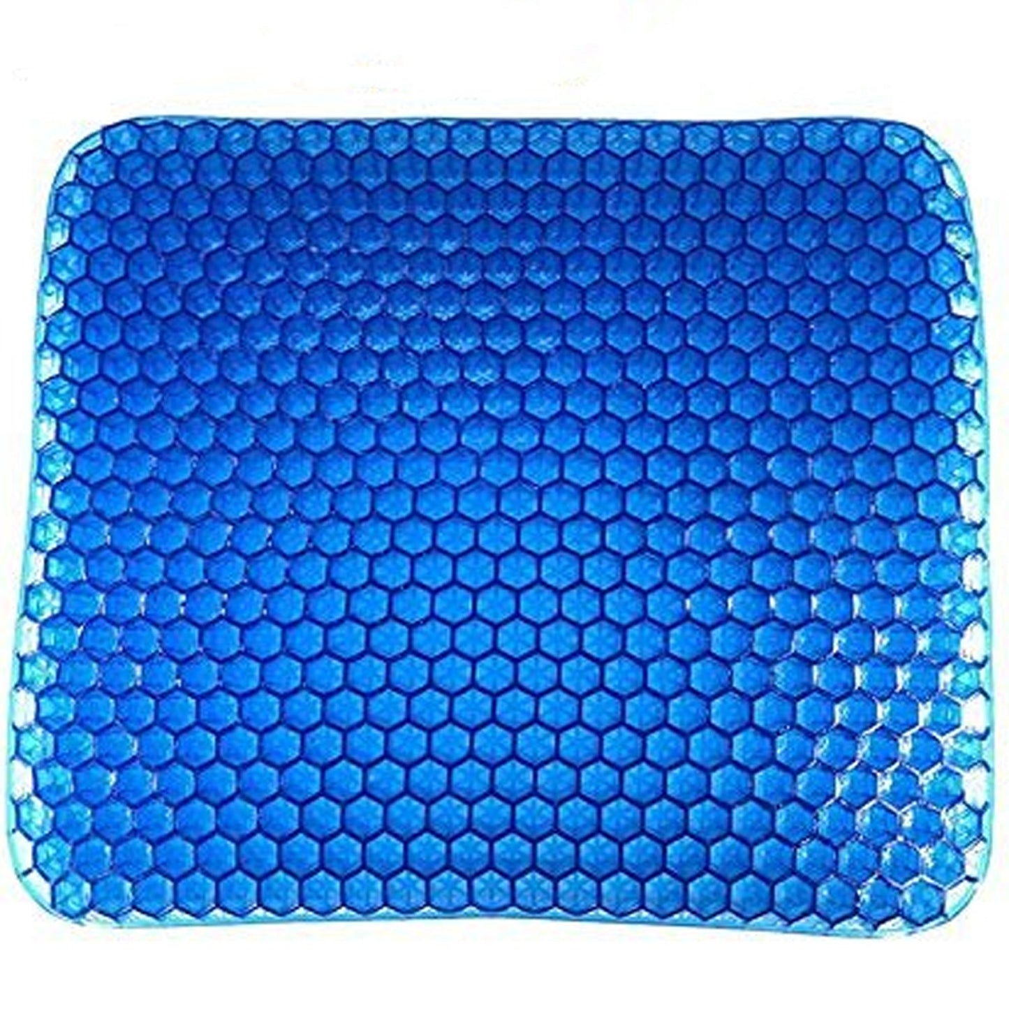 Silicone gel cushion pad for car seats, featuring an ergonomic design for added comfort