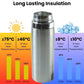 Reusable metal water bottle