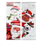Christmas Theme Glass & Wall Sticker 90x60 cm – (1 Pc)