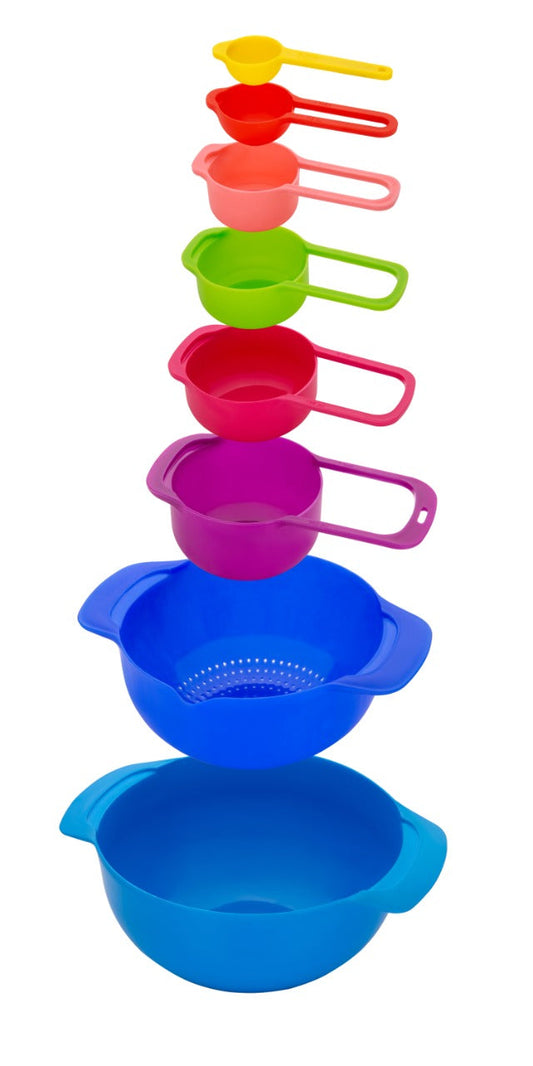 Nesting Kitchen Bowl and Measuring Cup Combo