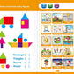 Study book for kids with interactive numbers and letters