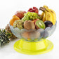 Revolving plastic bowl for fruits and vegetables