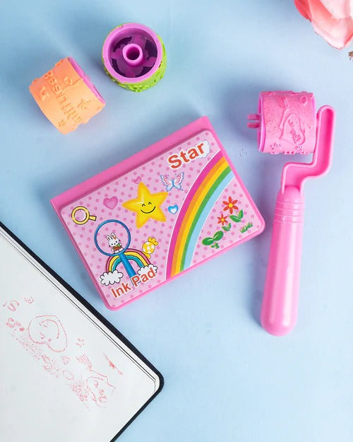 Roller stamp for children, fun and versatile