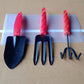 9070 3pcs Small sized Hand Cultivator, Small Trowel, Garden Fork