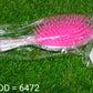 Soft bristle detangling brush