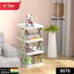 9078   4 LAYER SHOES STAND, SHOE TOWER RACK SUIT FOR SMALL SPACES, CLOSET, SMALL ENTRYWAY, EASY ASSEMBLY AND STABLE IN STRUCTURE, CORNER STORAGE CABINET FOR SAVING SPACE