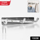 Stainless Steel Wall Mounted Coat 3 Hook Rack (14x3 / 1 Pc)