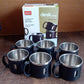 Apex Stainless Steel Desk Mug (6 Pc)