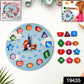 Wooden Educational Clock for Kids