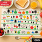 Kids Friendly Cartoon Print Dining Table