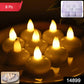 Round LED Flameless Tealight Candles - (8 Pc)