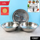 3-in-1 Stainless Steel Mixing, Straining & Grater Bowl Set