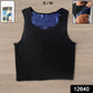 Men’s Slim Fit Sweat Shaper Tank Top (S/M, 1 Pc)